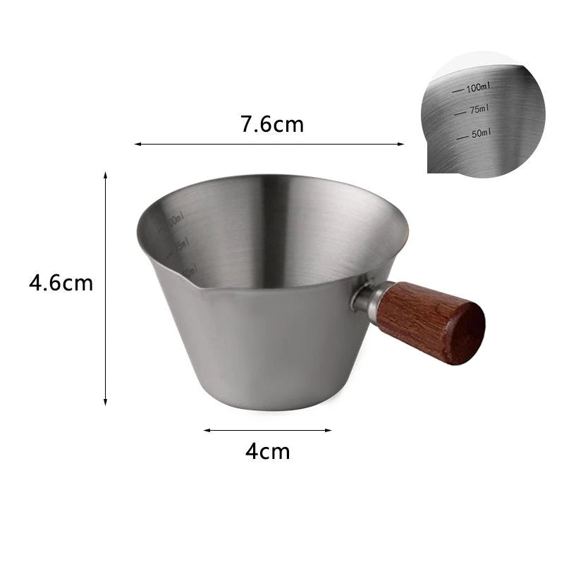 Espresso Measuring Cup with Handle & V-Spout