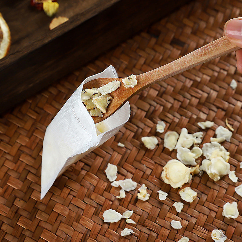 Disposable Teabags 100Pcs - Non-Woven Filter Bags with Drawstring