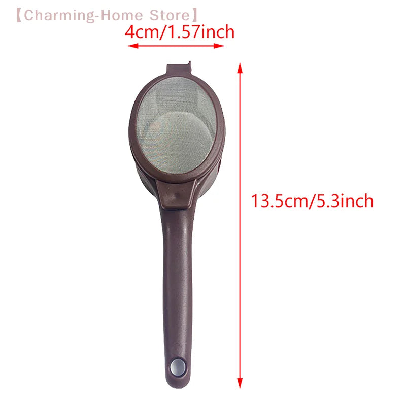 Coffee Capsule Powder Filter Spoon Reusable, Loose Leaf Tea Infuser Strainer Bag, Mesh Brewing Spoon Tool for Kitchen