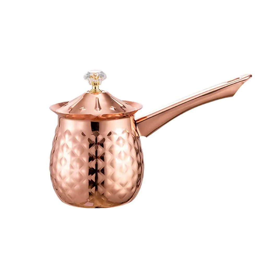 Turkish Coffee Pot - Handcrafted Stainless Steel