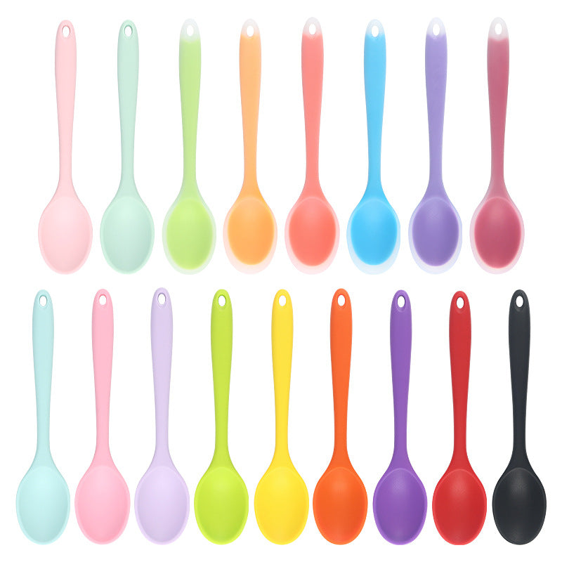 Silicone Spoons - Multicolored Nonstick Kitchen Tools