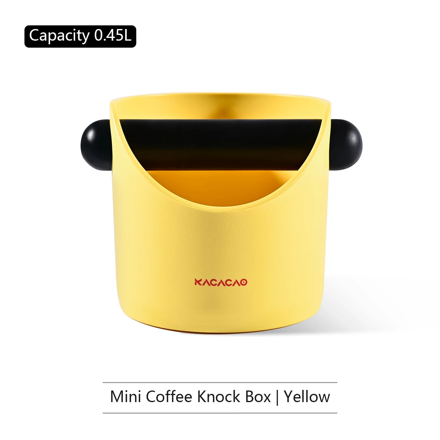 KACACAO Coffee Knock Box Anti Slip Shock-absorbent Dump Coffee Grind Knock Espresso Grind Dump Waste Bin Cafe For Barista