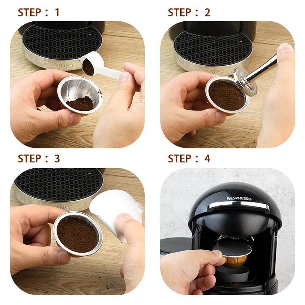 Reusable Coffee Pods for Vertuo Next - 4Pcs Set