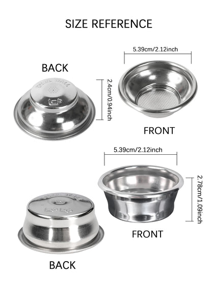 54mm Dual Wall Filter Basket Compatible with Breville sage BES870/875/880/878/890 bambino plus BES 500 Makers