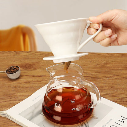 Coffee Pot Set: Hand Brew & Reusable Filter Cup