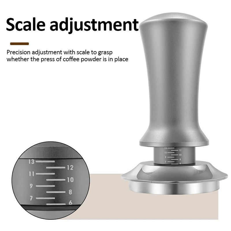 Espresso Tamper 51/53/58mm Constant Pressure with Scale
