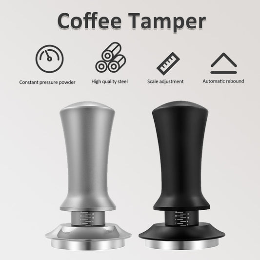 Espresso Tamper 51/53/58mm Constant Pressure with Scale