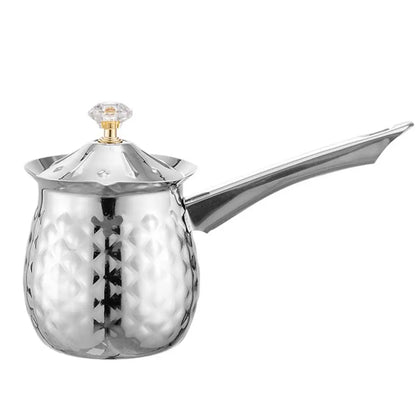 Turkish Coffee Pot - Handcrafted Stainless Steel