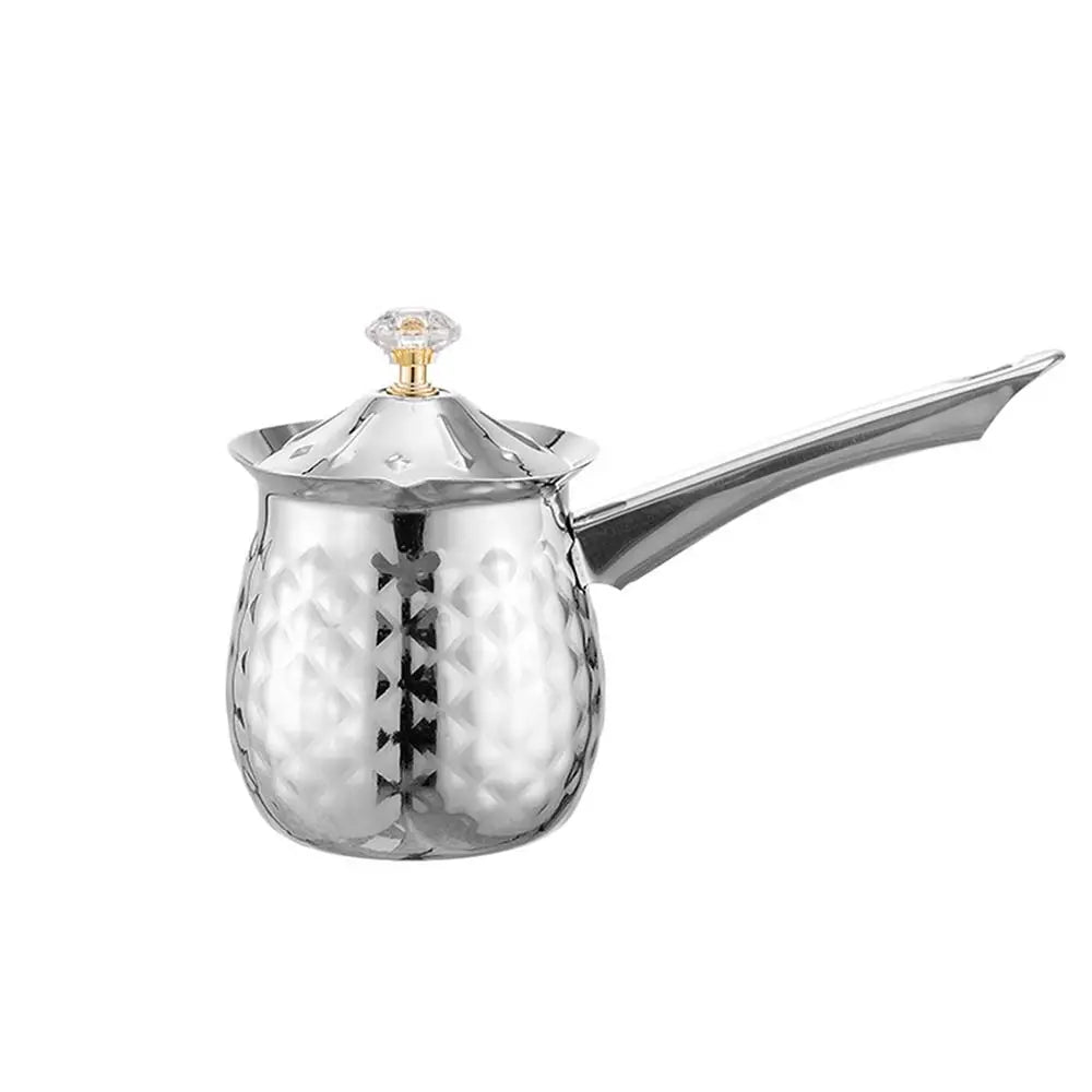 Turkish Coffee Pot - Handcrafted Stainless Steel
