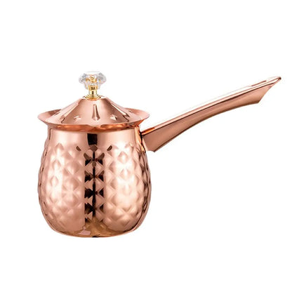 Turkish Coffee Pot - Handcrafted Stainless Steel