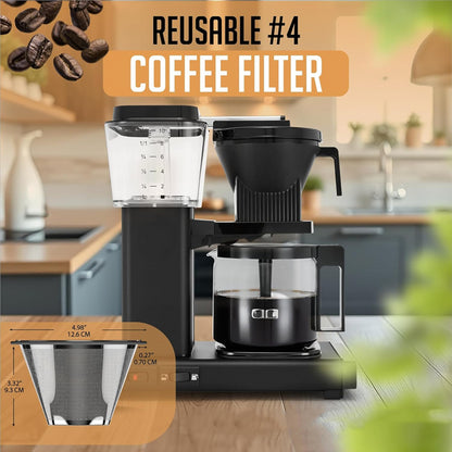 Coffee Filter: Stainless Steel Coffee Filter for Moccamaster KBGV/KBT