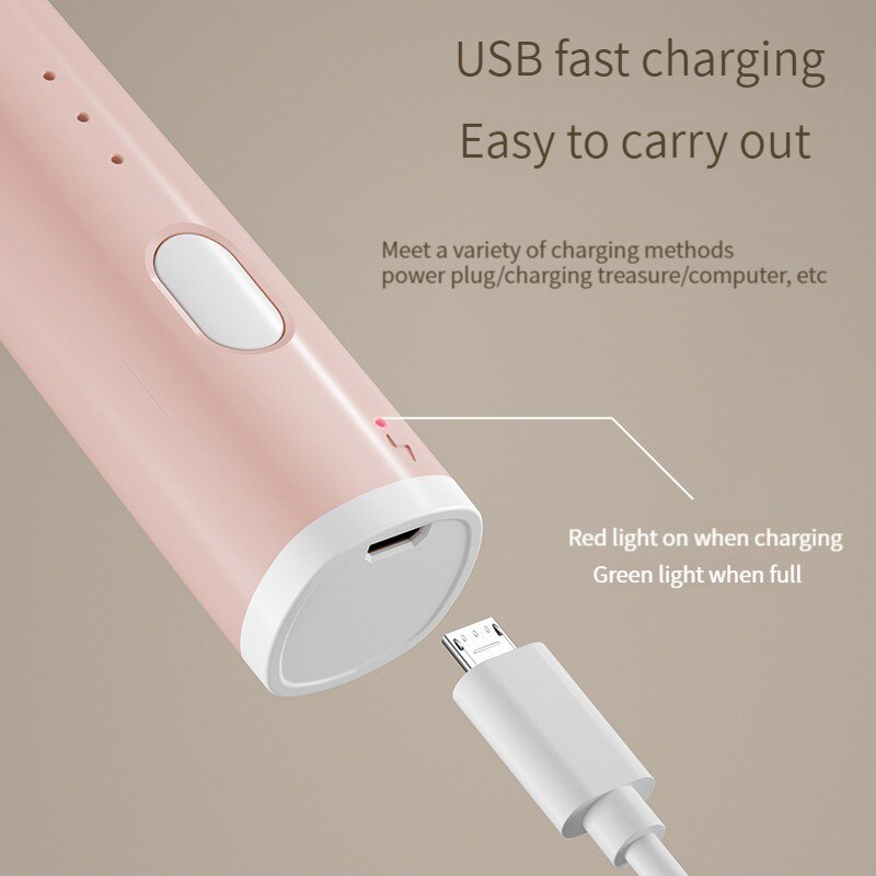 Electric Milk Frother: USB Handheld 3-Speed Foam Maker