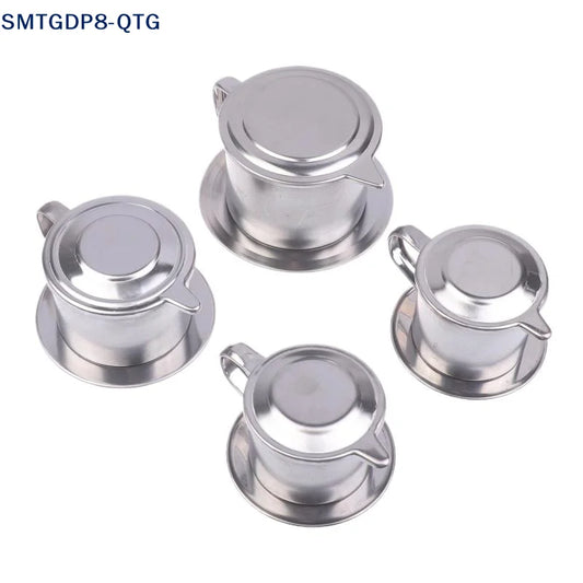 NEW Stainless Steel Coffee Filter Infuse Cup Vietnamese Coffee Dripper Maker Pot Portable Coffee Drip Strainer Kitchen Tools 1PC