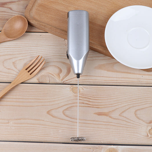 Milk Frother Handheld Battery Foam Maker Stainless Steel