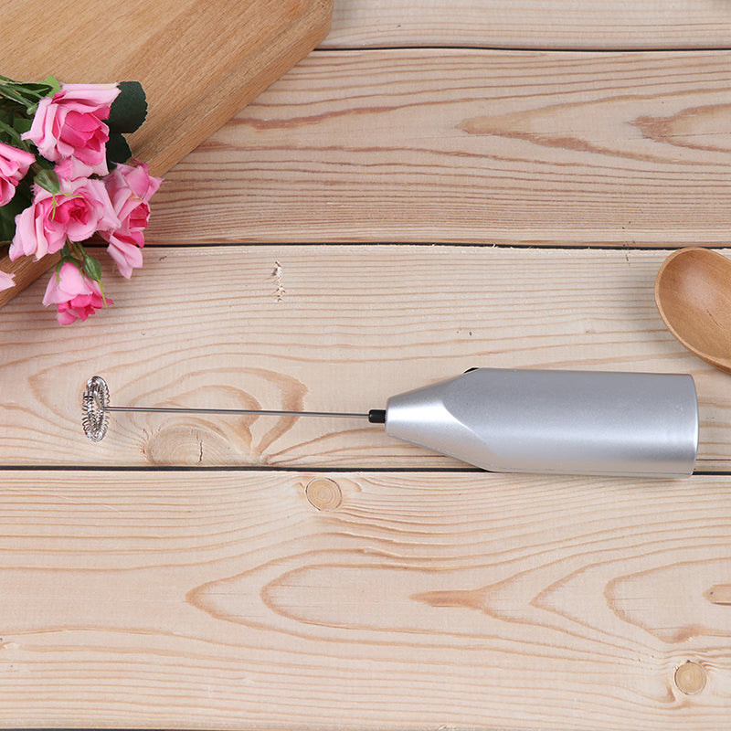 Milk Frother Handheld Battery Foam Maker Stainless Steel