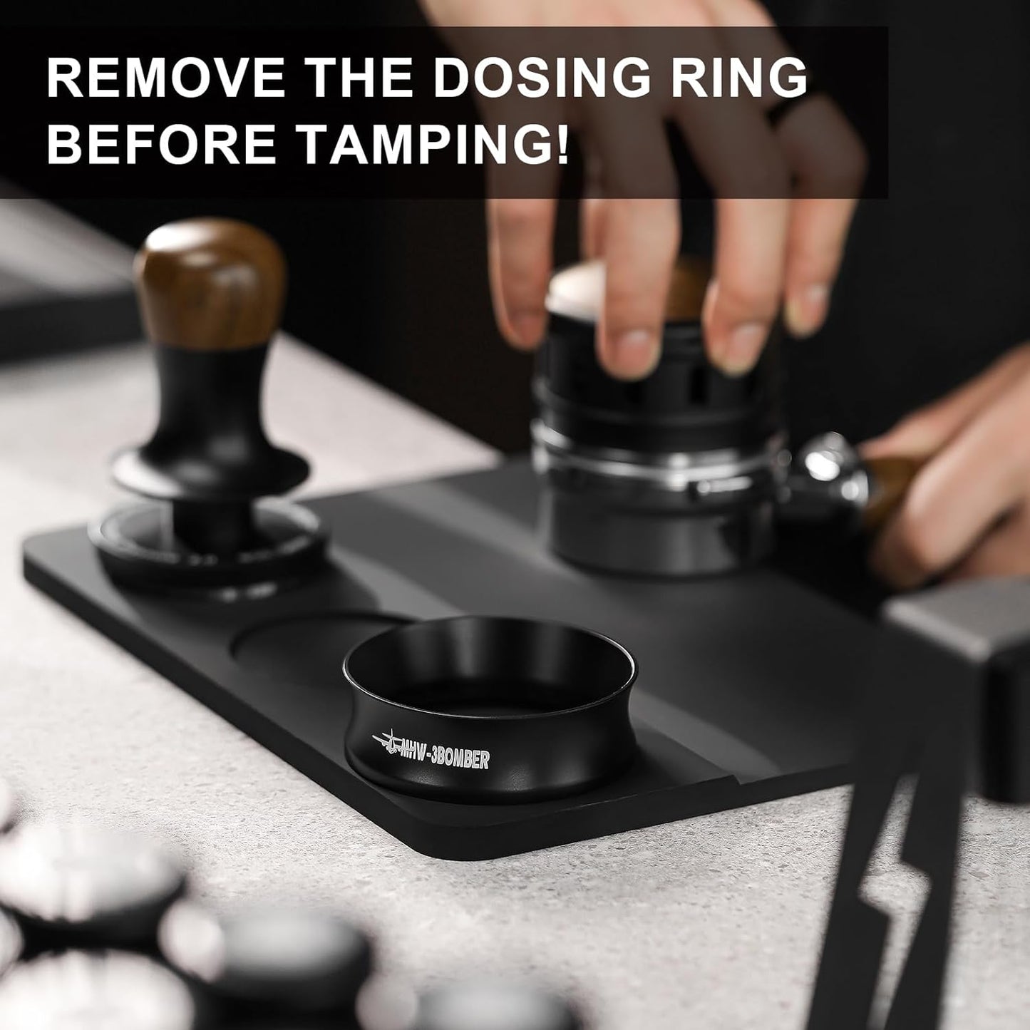 Espresso Tamper Dosing Funnel 51/54/58mm Barista Tool