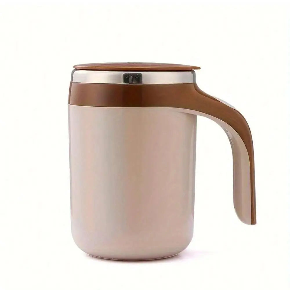 Coffee Mug: Stainless Steel Auto Magnetic Stirring Cup