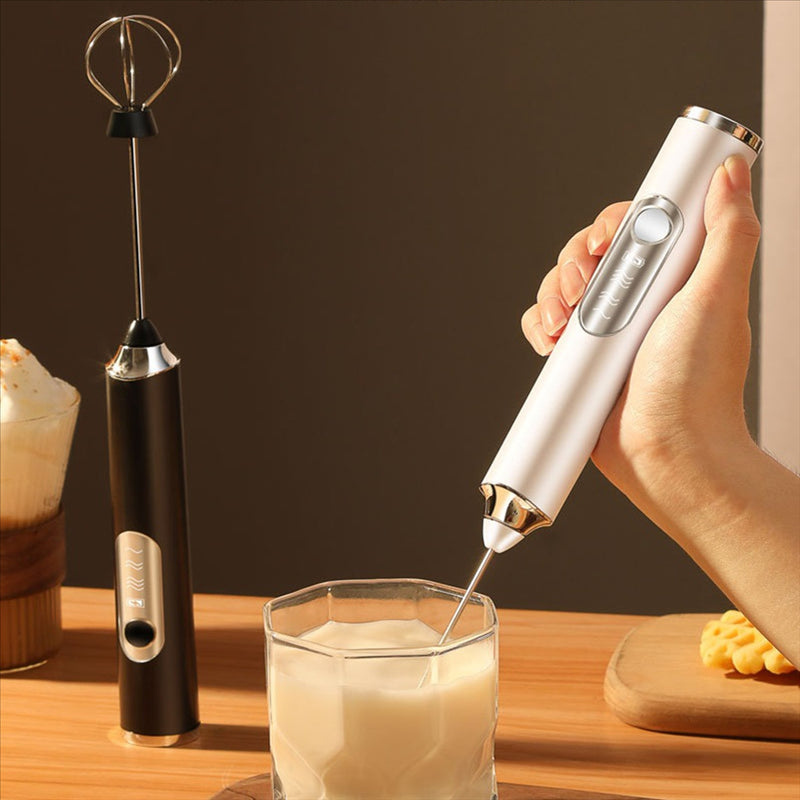 Electric Milk Frother A40Z - Mini Handheld Egg & Coffee Beater