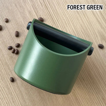 Shock-Absorbent Coffee Knock Box Anti-slip Espresso Dump Bin For Coffee Grounds with Removable Knock Bar Coffee Grind Waste Bin