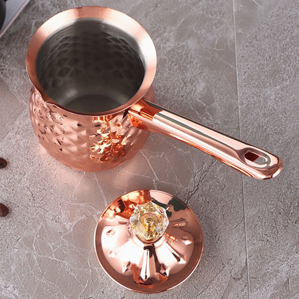Turkish Coffee Pot - Handcrafted Stainless Steel