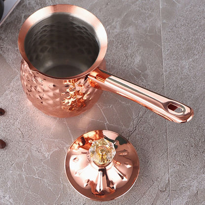 Turkish Coffee Pot - Handcrafted Stainless Steel