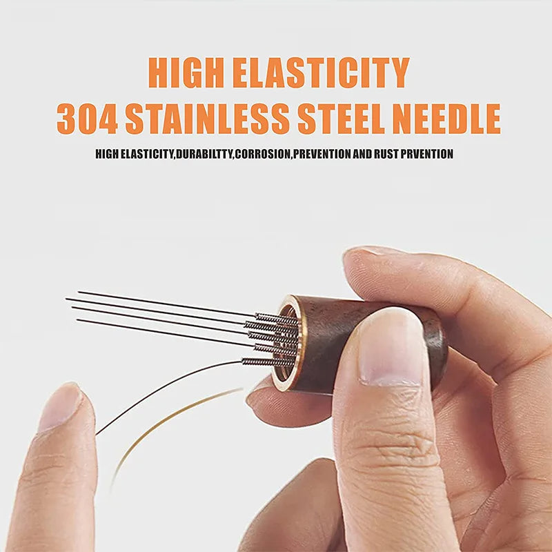 Stainless Steel Espresso Tamper - Needle Distributor Leveler