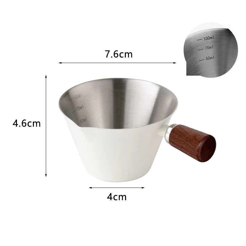 Espresso Measuring Cup with Handle & V-Spout