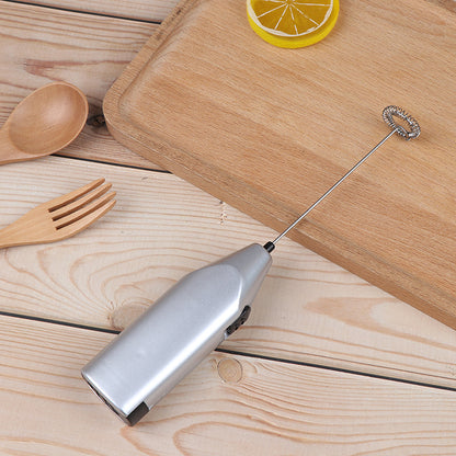 Milk Frother Handheld Battery Foam Maker Stainless Steel