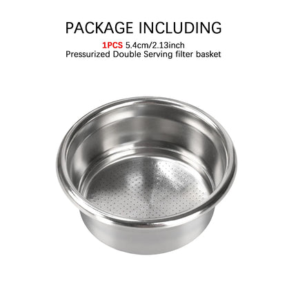 54mm Dual Wall Coffee Filter Basket for Breville Sage Espresso Makers