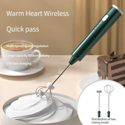Electric Milk Frother: USB Handheld 3-Speed Foam Maker
