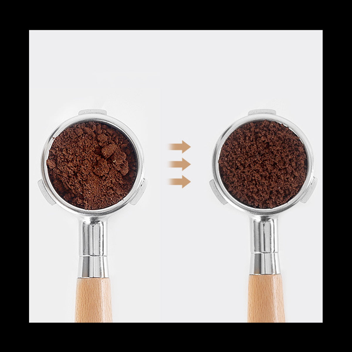 Coffee Stirrer Tool - 6 Needle Walnut, Portable & Precise