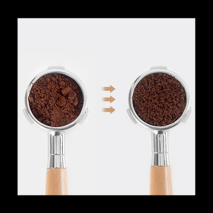 Coffee Stirrer Tool - 6 Needle Walnut, Portable & Precise