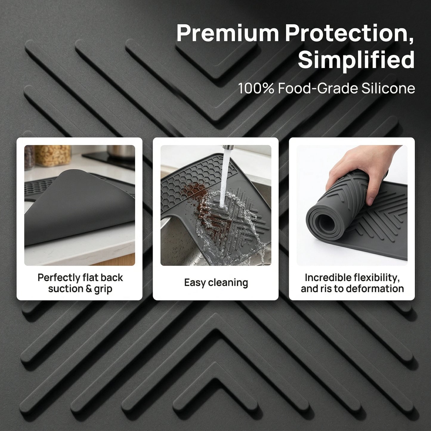 Anti-Slip Silicone Top Cover Mat for Ninja Luxe Cafe Accessories Dustproof Thermal Pad for ES601 ES701 Coffee Maker