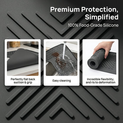 Anti-Slip Silicone Top Cover Mat for Ninja Luxe Cafe Accessories Dustproof Thermal Pad for ES601 ES701 Coffee Maker