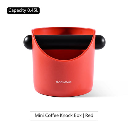 KACACAO Coffee Knock Box Anti Slip Shock-absorbent Dump Coffee Grind Knock Espresso Grind Dump Waste Bin Cafe For Barista